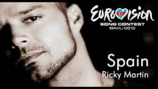 HDEurovision 2012 Baku Spain Ricky Martin 360p  YouTube [upl. by Bonaparte639]