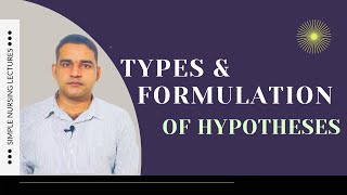 Hypothesis Types amp formulation Simple Explanation [upl. by Anialem]