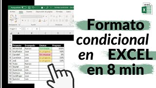 FORMATO CONDICIONAL en EXCEL con porcentajes y validación de datos FÁCIL [upl. by Nelrac]