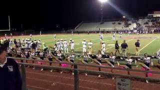 10716  Central Catholic Raiders Modesto CA Varsity Cheer Kickline [upl. by Inalaeham]