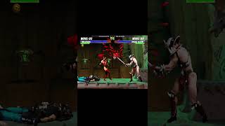 Shao Kahn Glitched Character Swap in 2v2 UMK3 umk3 mortalkombat retro glitch retrogaming [upl. by Sylvan]