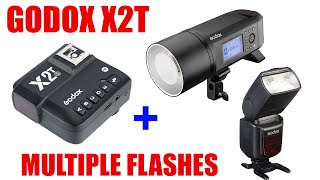 Godox X2T Wireless Flash Trigger with Multiple Flashes  How to ConnectLink Tutorial [upl. by Damick]