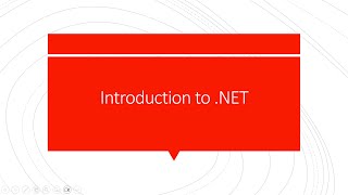 Introduction To Dotnet Part 02 [upl. by Gnoh987]