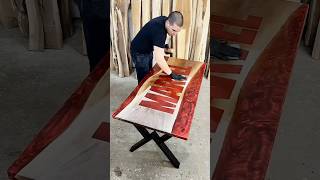 Love Marvel  Resin art  Epoxy resin furniture yt wood epoxyresin homedecor [upl. by Nylaret706]