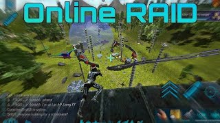 ARK MOBILEPVPBASE RAIDARK SURVIVAL EVOLVEDPART 1 [upl. by Atteinotna]