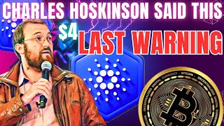 Charles Hoskinson Slams Crypto Haters HERES WHY  Bitcoin NEXT MOVE [upl. by Nizam]