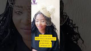 DIY Fascinator Tutorials How to make Easy Beautiful Quick amp Stunning Headpiece DIY fashion2024 [upl. by Ennaesor]