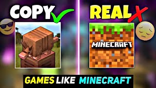 TOP 5 COPY GAMES LIKE MINECRAFT 120 JAVA EDITION 🤩  BEST MINECRAFT COPYS FOR ANDROID 🔥 [upl. by Kamerman]