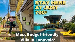 Affordable Stay for Travellers in Lonavala  Pay only 700₹  Vlog 08 [upl. by Ased]