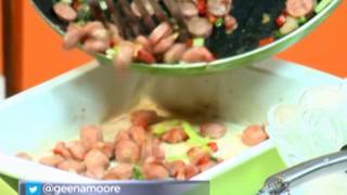 How to prepare Foodies and Spice Sausage Omelette with Fruits Salad [upl. by Thornton]