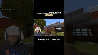 like where he even come from 😭😭😒 minecraft minecraftgameplay funny relatable [upl. by Ytirehc622]