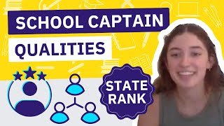 School Captain Advice on Leadership Qualities [upl. by Harsho]