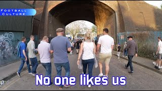 No one likes us  Millwall  Fulham [upl. by Cathee765]