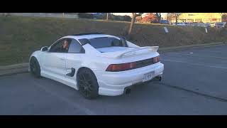 2GRFE swapped SW20 MR2 giving it the beans v6 2gr mr2 toyota exhaust [upl. by Abernon]