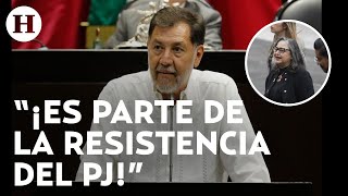 Fernández Noroña acusa a Norma Piña de retrasar la convocatoria para elección de jueces [upl. by Elcarim673]