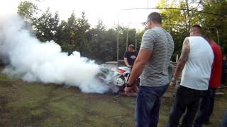 2013 Laconia Bike Week Burnout 2 [upl. by Dronel]