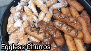 Eggless special Churros  Tea time snack  Churros recipe  How to make Churros at home [upl. by Rabbaj509]