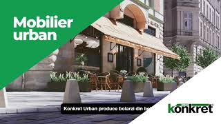 Bolarzi din beton  Mobilier urban [upl. by Aitercul]