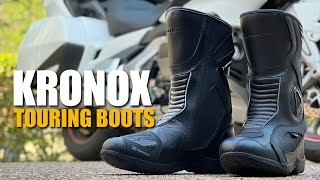 Kronox Motorcycle Touring Boot Review  Cruisemans Reviews [upl. by Corry333]