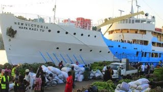 Travelling by Ship quotMV VICTORIAquot from Bukoba to Mwanza City Port 63 Years Old Royal Mail Ship [upl. by Doreg907]