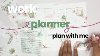 work planner plan with me  April 29  May 3 2024 [upl. by Akcirret]