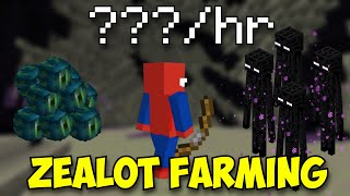 How To ZEALOT farm in Hypixel Skyblock How Much Does ZEALOT Grinding Make EASY MONEY MAKING METHOD [upl. by Zima]