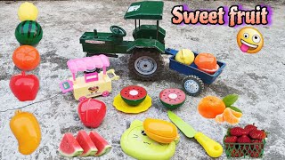 Chhoti ko laga jor se Bhookh😩 mini tractor🚜 bagiche🍀🌴 se Laya और छोटी को खिलाया ढेर सारा fruit🍒🥝🍎 [upl. by Husha802]