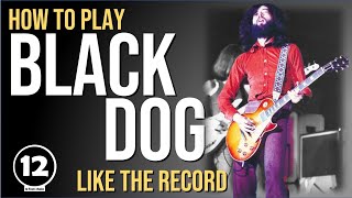 Black Dog  Led Zeppelin  Guitar Lesson [upl. by Mufinella272]