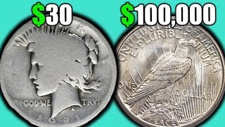 HOW MUCH IS A 1921 SILVER PEACE DOLLAR COIN WORTH COIN PRICES [upl. by Aitahs880]