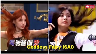 Itzy Yeji Imitate Tzuyu Legend Hair Flip At ISAC [upl. by Yorke]