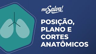 Posição anatômica plano e cortes anatômicos  Anatomia Humana Básica  Me Salva Saúde [upl. by Cate214]