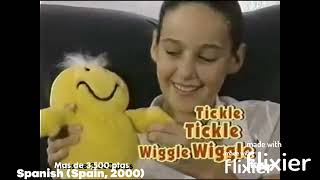 Tickle Tickle Wiggle Wiggle Commercial multilanguage others fanmade [upl. by Ardnuasac]