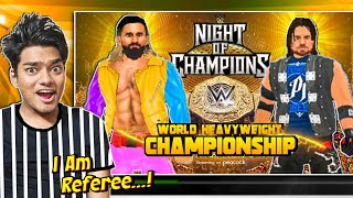 WWE World Heavyweight Championship Match  SETH ROLLINS vs AJ STYLES  WR3D [upl. by Rockafellow]