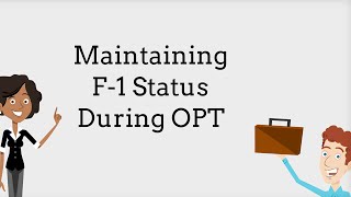 OPT and your F1 Status 69 [upl. by Seraphina]