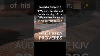 Bible Proverbs Chapter 3 Chastening A Sign of Gods Love short bible proverbs bibleverse KJV [upl. by Aissela509]