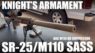 Knights Armament SR25 M110 SASS 「月刊Gun Professionals 2024年2月号」 [upl. by Nerreg]