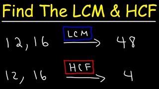 How To Find The LCM and HCF Quickly [upl. by Okir]