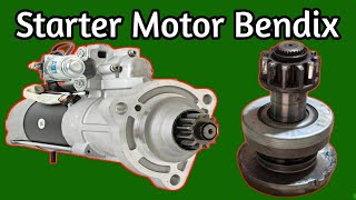 Mercedes Starter Motor Bendix Repair  Truck Starter Motor Restoration [upl. by Almire]