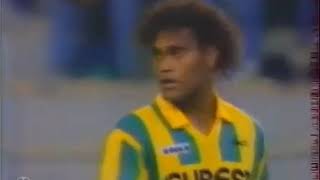 Christian Karembeu played the best defense in FC Nantes vs Paris Saint Germain  Football Moments [upl. by Ahsa]