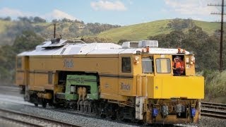 Plasser amp Theurer 093X Rail Tamper amp quotDTS 62 Nquot Dynamic Ballast Plough Plow  PoathTV Trains [upl. by Jermaine]