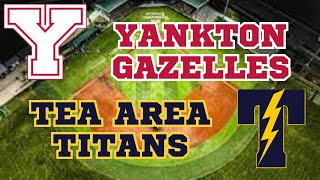 Gazelles Softball vs Tea Area Titans [upl. by Gregg]