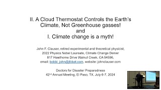 Climate Change is a Myth John Clauser PhD [upl. by Dorinda]