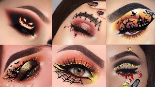 Maquillaje de Ojos para Halloween Tutorial Compilación  Eye Makeup Halloween Compilation [upl. by La Verne746]