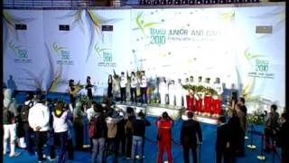 Fencing JWCH 2010 Womens Foil Team Medals [upl. by Gnim49]