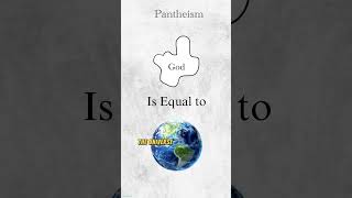 Whats Pantheism Philosophy in 1 Minutephilosophy pantheism interestingfacts shorts [upl. by Tesler]