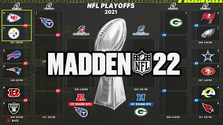 2022 NFL Playoffs but its decided by Madden [upl. by Rabbaj]