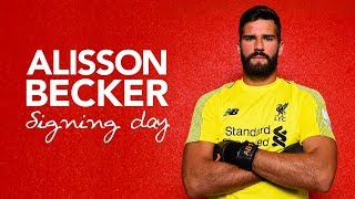 Alisson Beckers first day at LFC  Signing Day Vlog [upl. by Naasah]