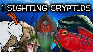 One Sighting Cryptids Iceberg Explained [upl. by Anaicul990]