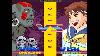 Street Fighter Alpha 3 King Aures vs Temujin007 [upl. by Hallsy999]