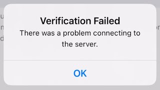 Verification Failed There Was a Problem Connecting To The Server  Apple ID Verification Failed 2024 [upl. by Lehcir]